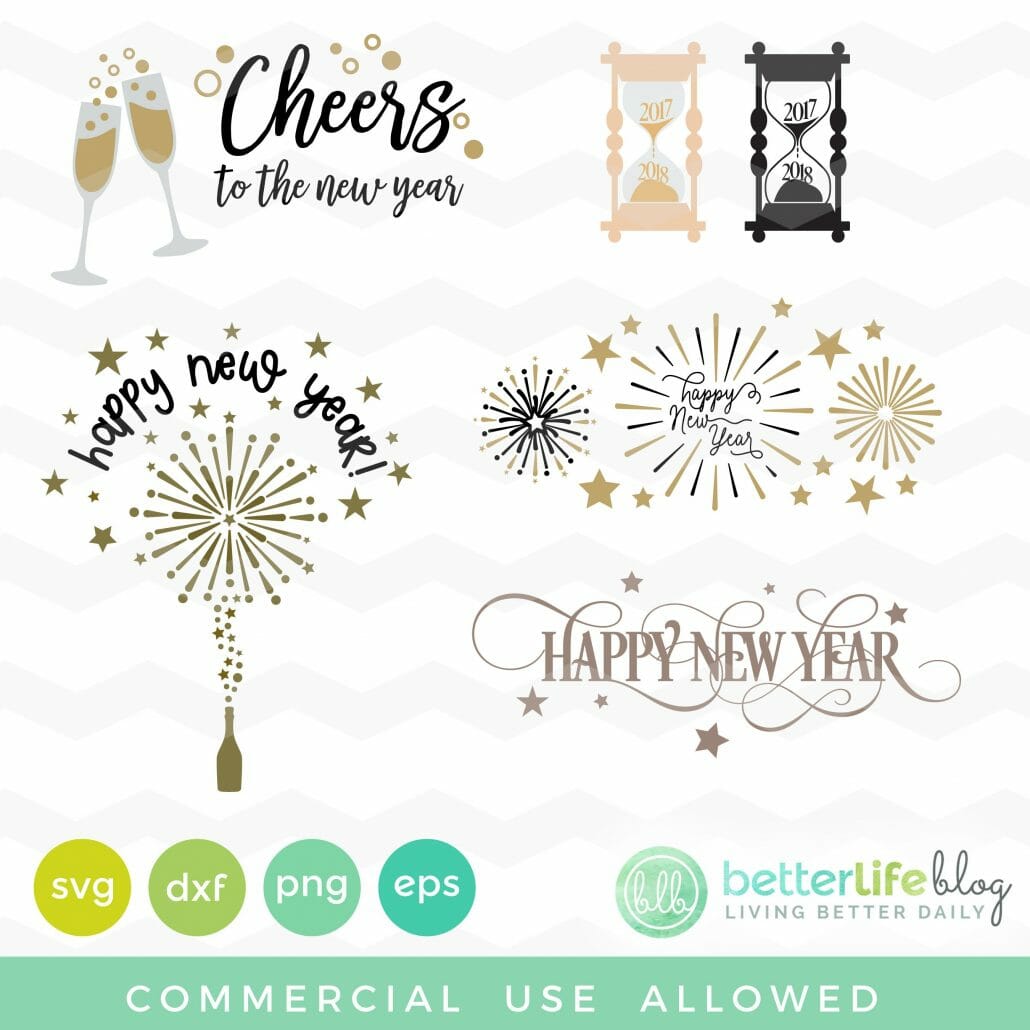 Download New Year S Svg Pack Freebie Better Life Blog