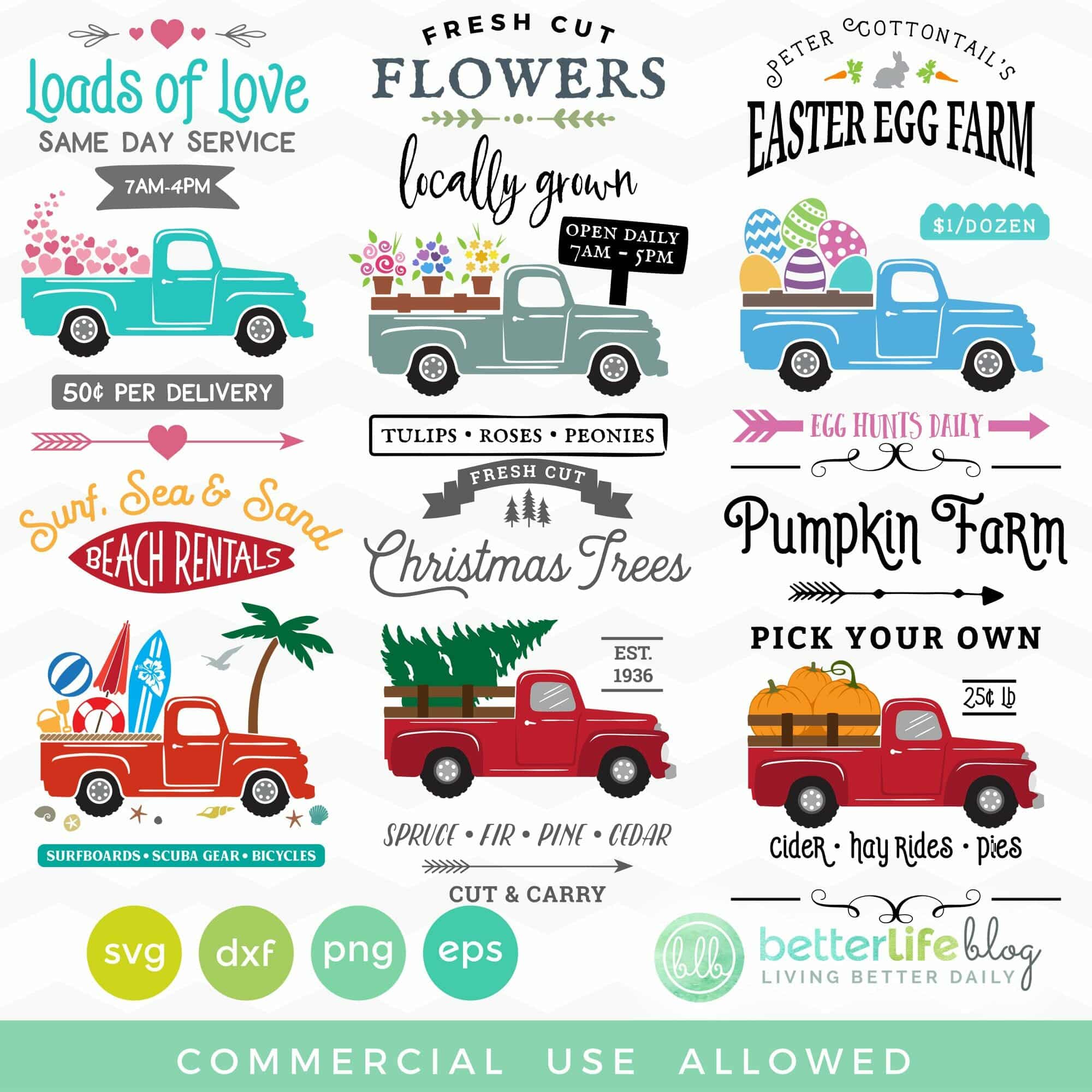 Free Truck With Hearts Svg Free SVG PNG EPS DXF File