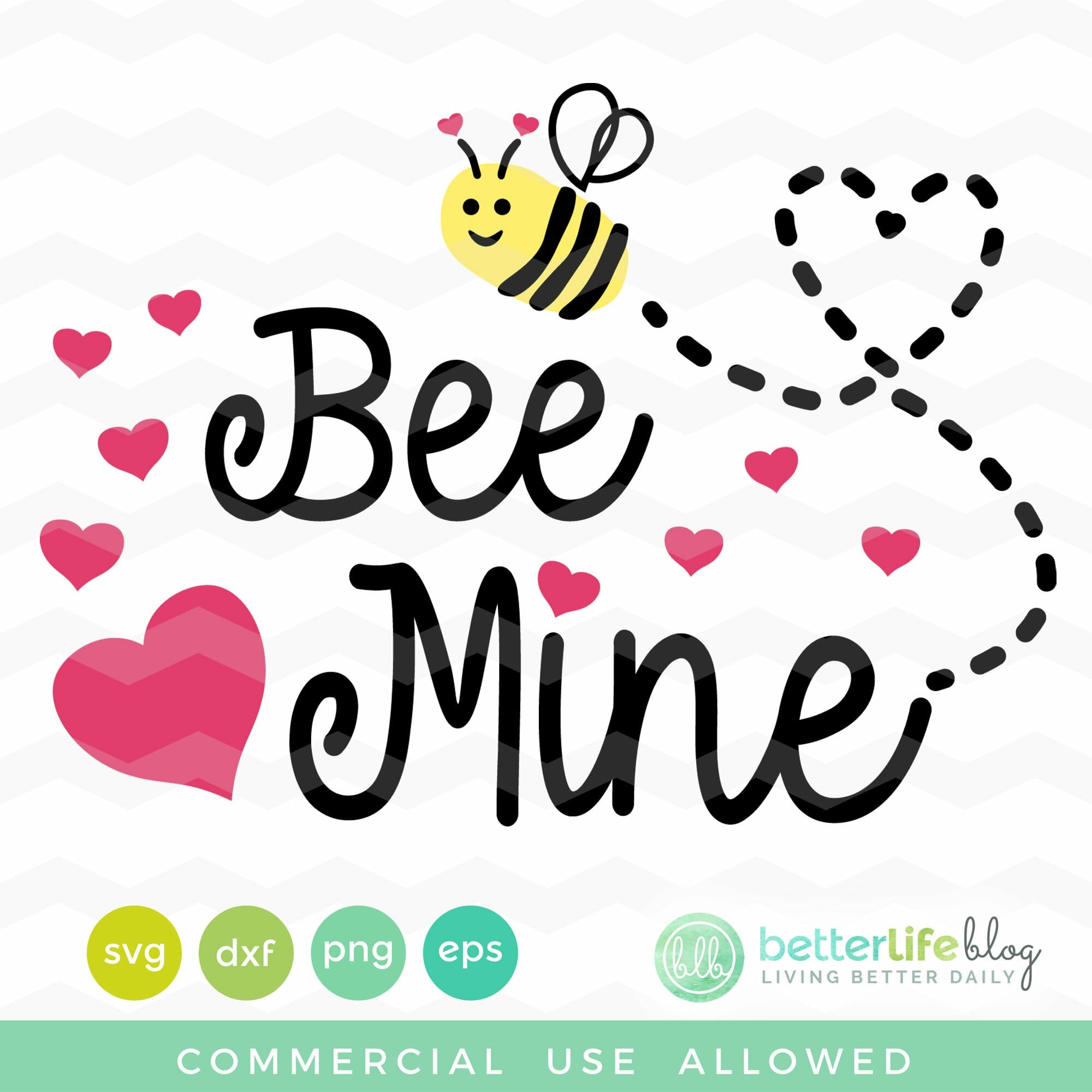 Bee Mine SVG File from Better Life Blog