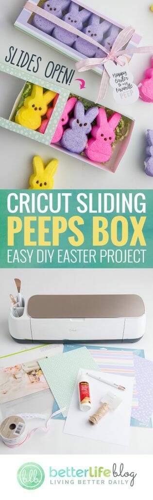 Download Cricut Easter Peeps Treat Box (FREE SVG Cut File) - Better Life Blog