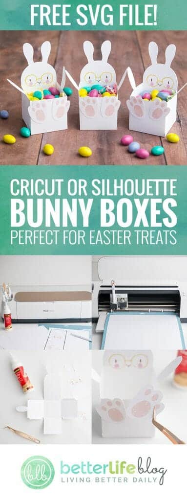 Download Cricut Easter Bunny Print Then Cut Treat Box Free Svg Cut File Better Life Blog SVG, PNG, EPS, DXF File