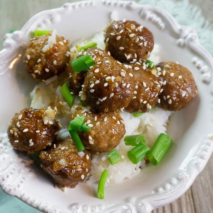 These Orange Asian Beef Meatballs are oh-so-delish and completely made in the Instant Pot!