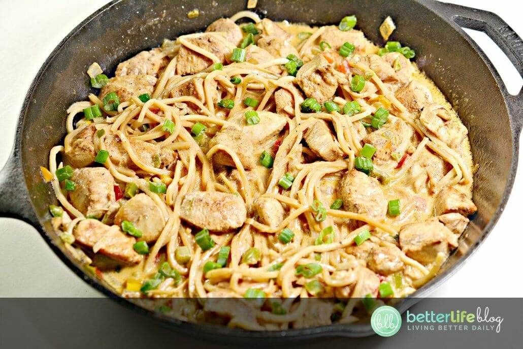 This Chicken dish with Palmini noodles will give you that "pasta" fix if you're on a Keto/low-carb diet. Absolutely delicious!