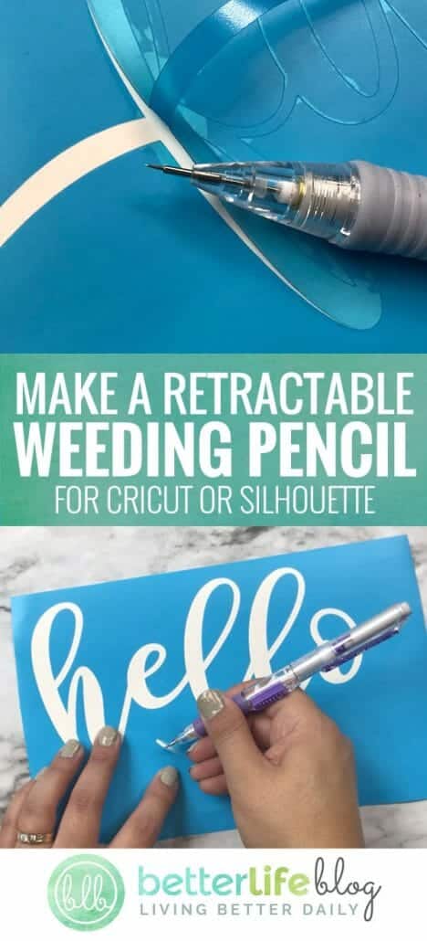 DIY Retractible Weeding Pen using a Needle and Mechanical Pencil - Better  Life Blog