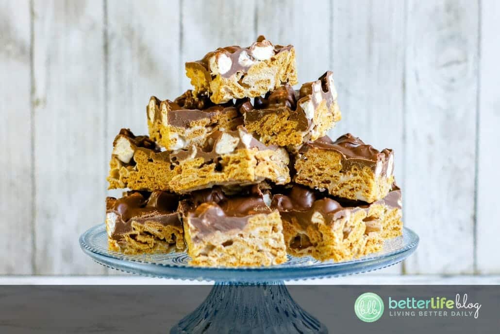 These delicious S’mores Bars don’t require a campfire! With my homemade bars, you can get the delicious flavor of s’mores with just a few easy steps.