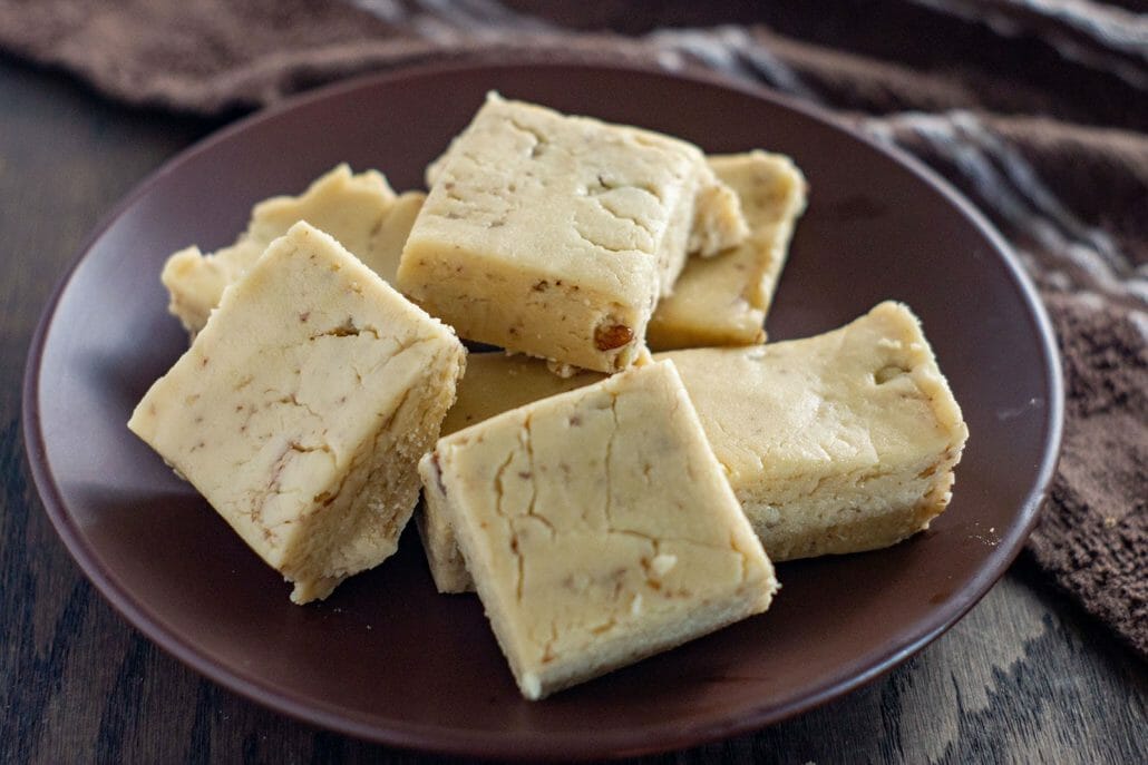 This delectable treat is melt-in-your-mouth good - check out the recipe to our delicious Butter Pecan Fudge!