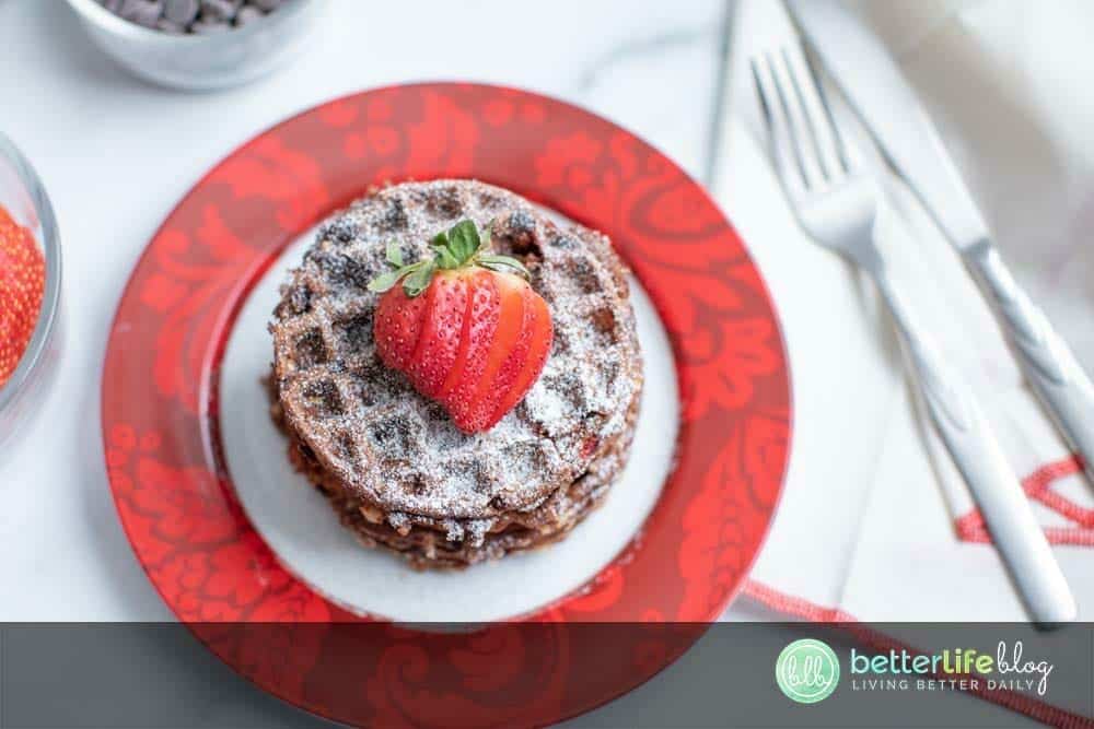 These Keto Strawberry Chocolate Chaffles are the perfect breakfast solution for your sweet tooth. Who says that being on a Keto diet means you have to forgo any sweetness?
