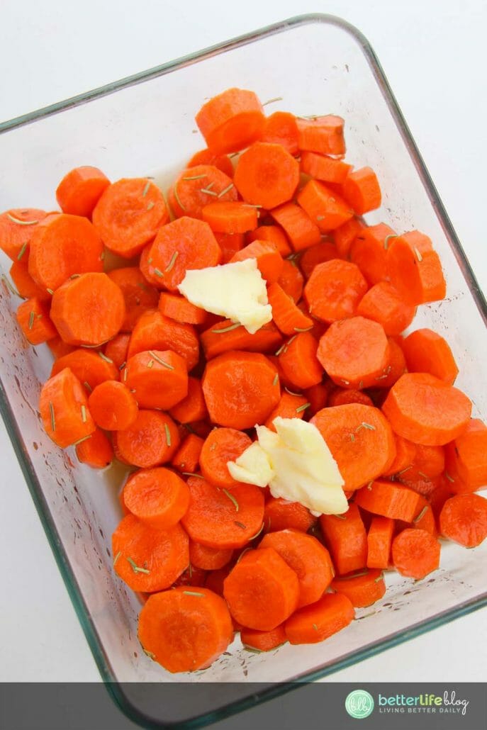 These Honey Roasted Glazed Carrots are the side dish your main meal absolutely needs. Coated with honey and sprinkled with rosemary, this side is full of flavor and super easy to make!