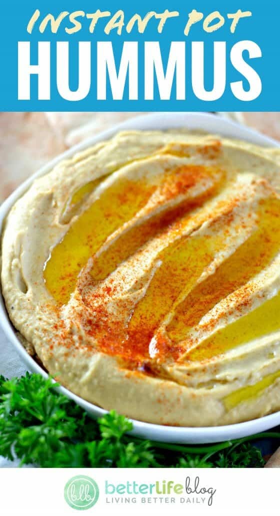 Learn how to make this delicious Instant Pot Hummus - with no required soaking! Can you believe you can make your very own hummus from your very own kitchen? Check out my recipe to find out how!