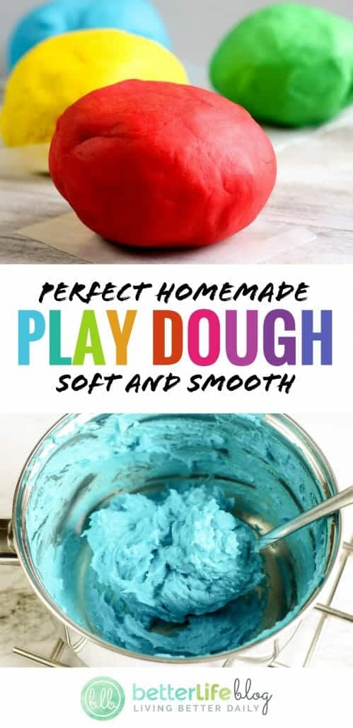 A surefire recipe for colorful DIY Playdough - and great news is, you probably already have all the ingredients in your pantry!