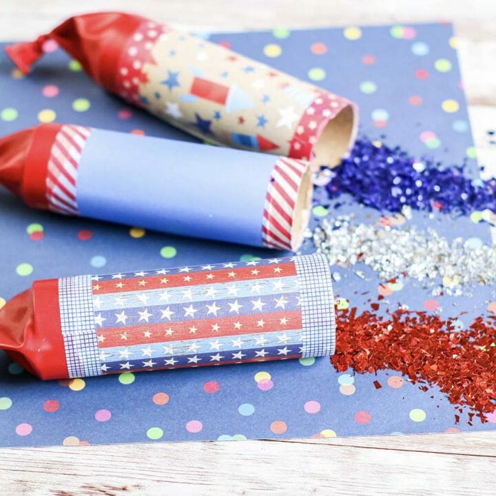 DIY Fourth of July Confetti Poppers