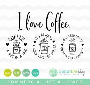 Coffee Lover Badges SVG