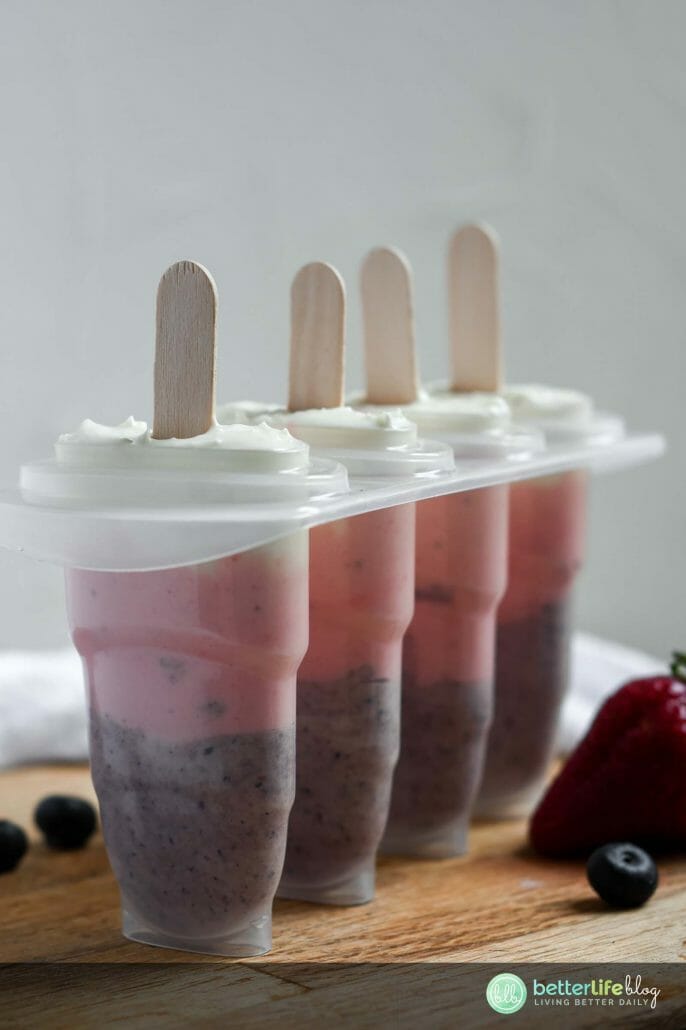 These Healthy Ombre Fruity Yogurt Pops have the best flavor combination and are absolutely beautiful. They’re easy to make and because they have only the best ingredients, you’ll never hesitate in allowing your kids to snack on them daily.
