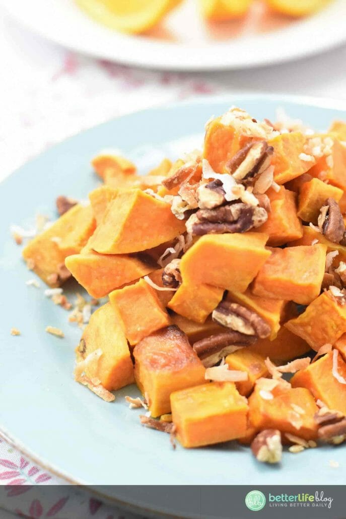 Running out of ideas for your next dinner side dish? My Tropical Sweet Potatoes are out of this world! They’re full of flavor, unique texture and are super easy to put together.