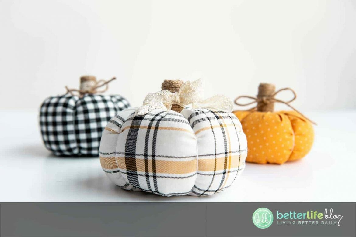 DIY Fabric Pumpkins Easy to Make Better Life Blog
