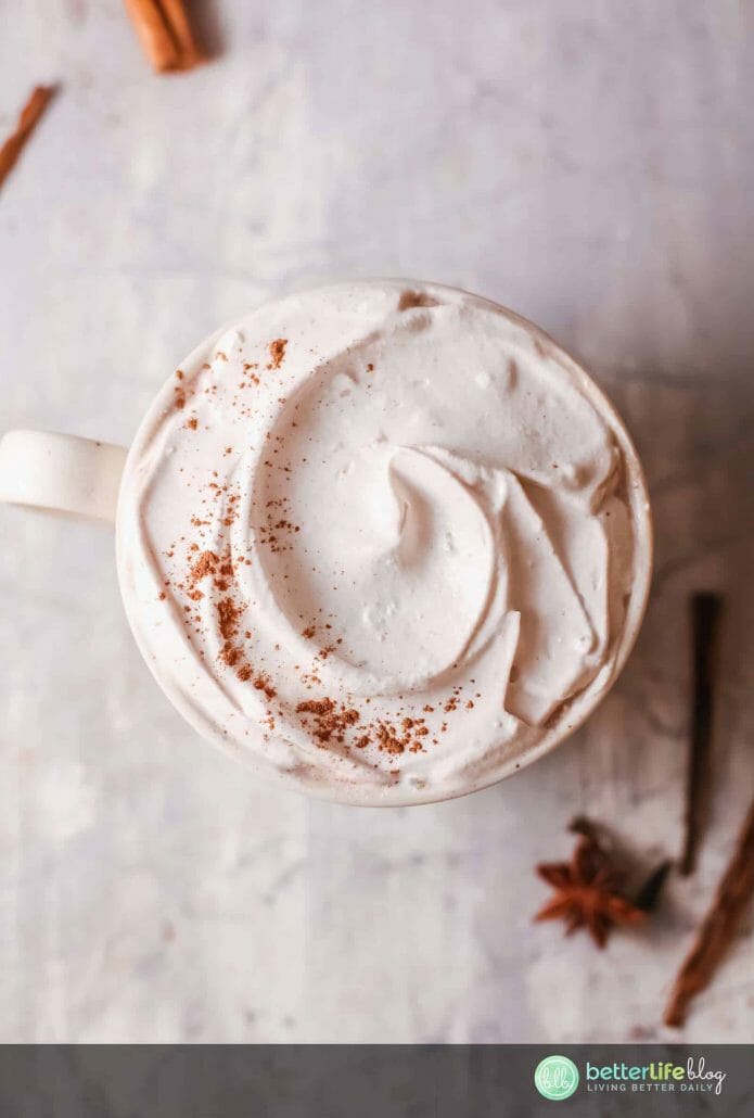 My Christmas Hot Chocolate is a delicious, homemade concoction. It’s filled with tons of flavor all thanks to its unique mix of spices.