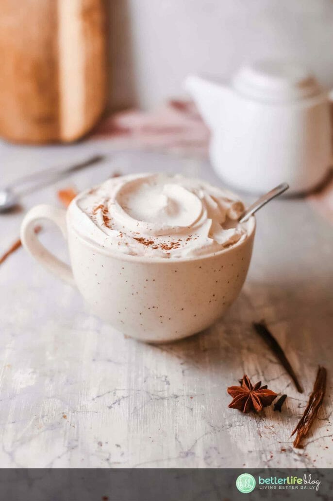 My Christmas Hot Chocolate is a delicious, homemade concoction. It’s filled with tons of flavor all thanks to its unique mix of spices.