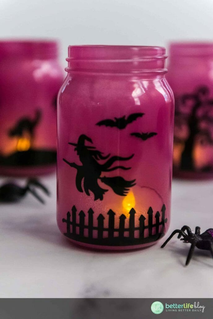 My Cricut Luminaries provide a perfect glow. Its colored glass and Cricut-made design give it the perfect feel for October 31st. Learn how to make it with our easy-to-follow step-by-step instructions.