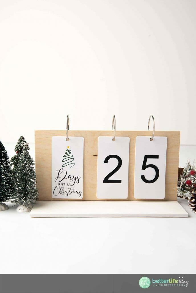 With my DIY Flip Christmas Countdown craft, you and your little ones can countdown together - and wait for the 25th with much anticipation and tons of excitement!