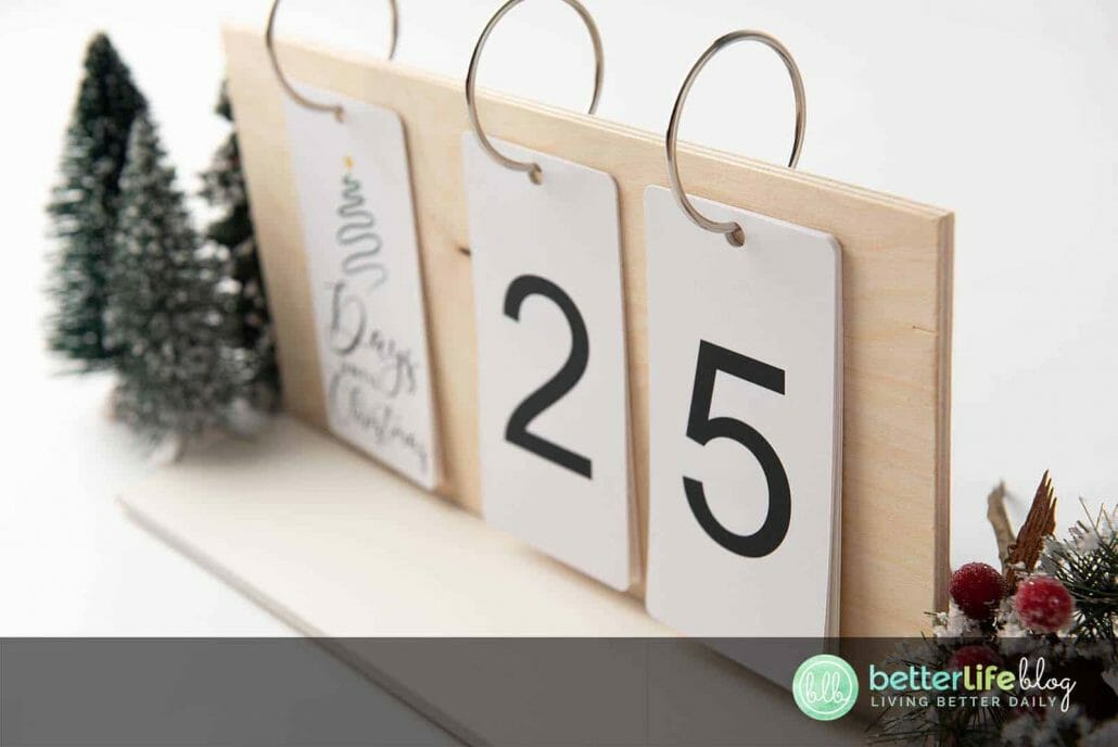 With my DIY Flip Christmas Countdown craft, you and your little ones can countdown together - and wait for the 25th with much anticipation and tons of excitement!