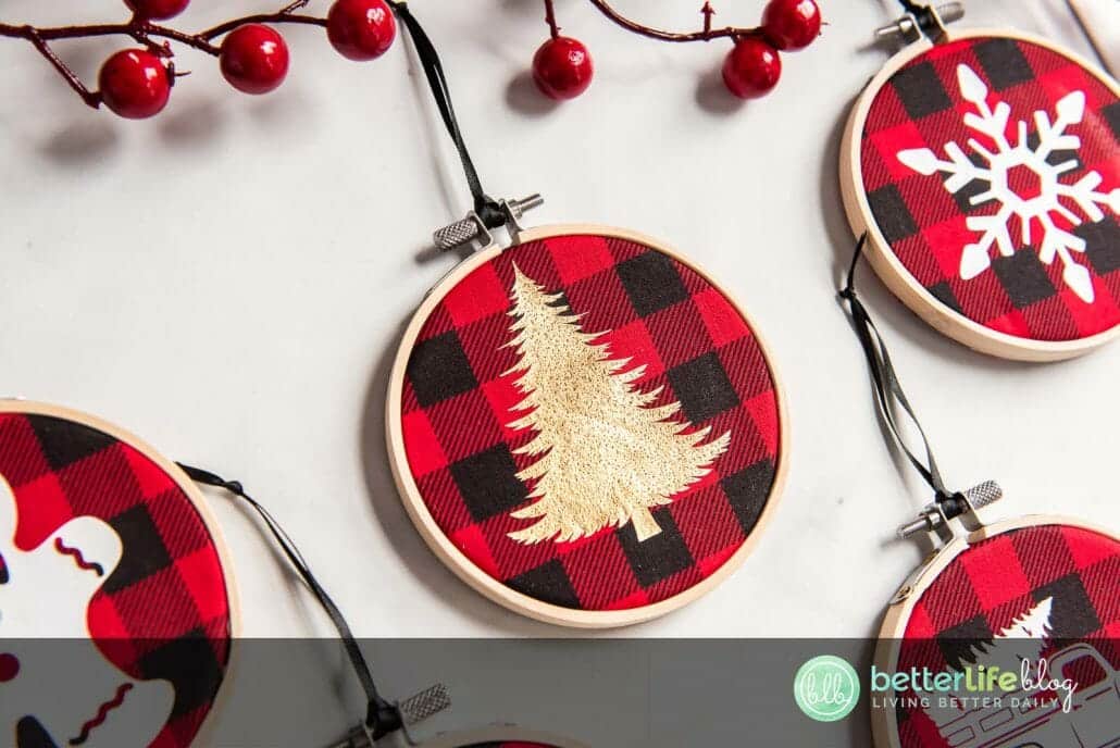 In this Cricut tutorial, I’ll show you how to make your very own Embroidery Hoop Ornaments. They make for great décor AND great gifts!