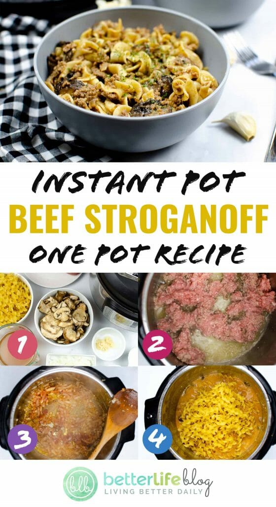 Instant Pot Beef Stroganoff – Better Life Blog