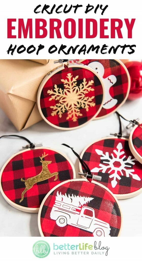 CRICUT EMBROIDERY HOOP ORNAMENTS: These ornaments are absolutely gorgeous! And guess what? They’re made all thanks to my trusty Cricut machine. Check out how we put ours together in our easy-to-follow DIY tutorial.