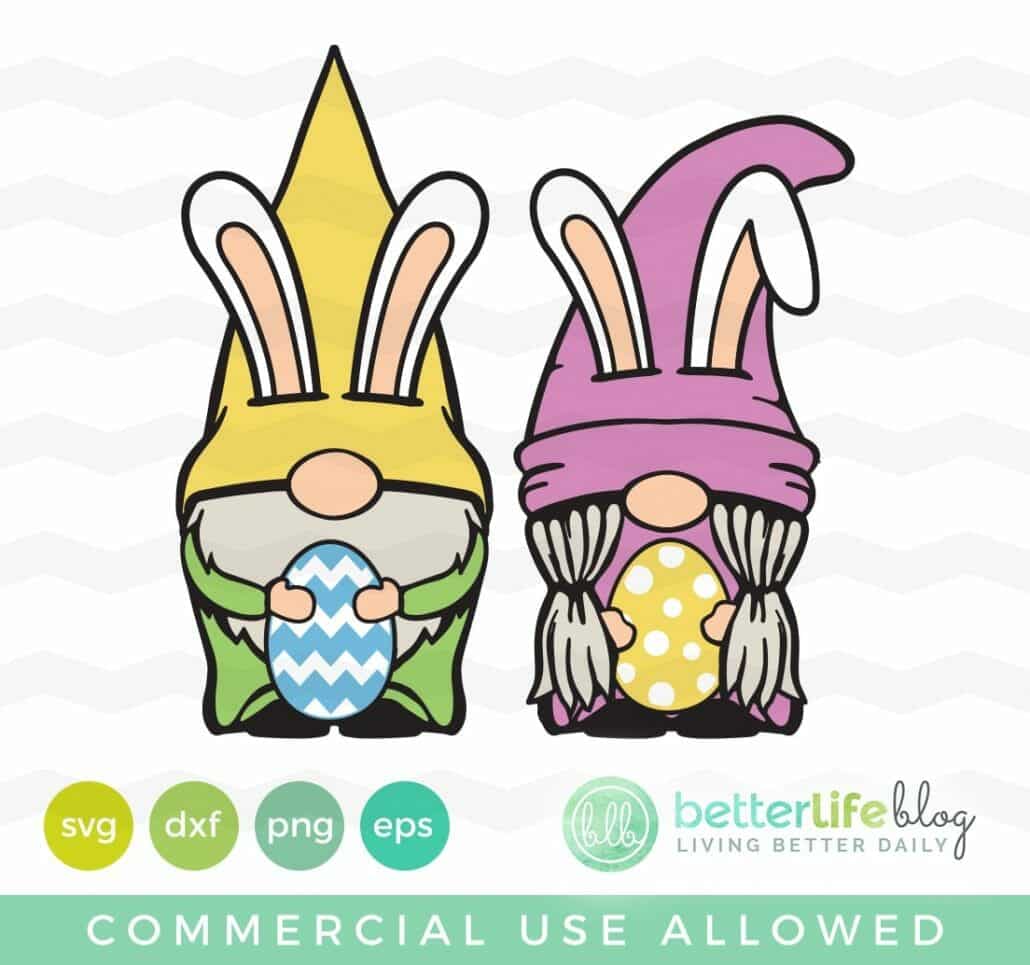 Easter Gnomes SVG Cut File