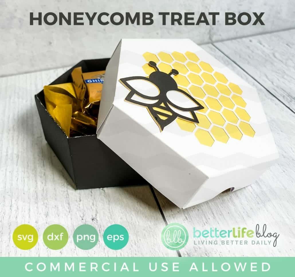 Honeycomb Treat Box SVG Cut File