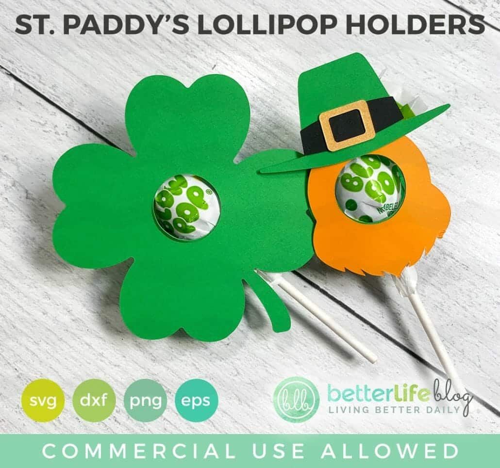 St. Paddy’s Lollipop Holders SVG Cut File