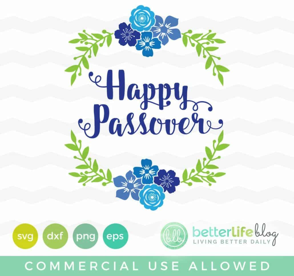 Happy Passover SVG Cut File