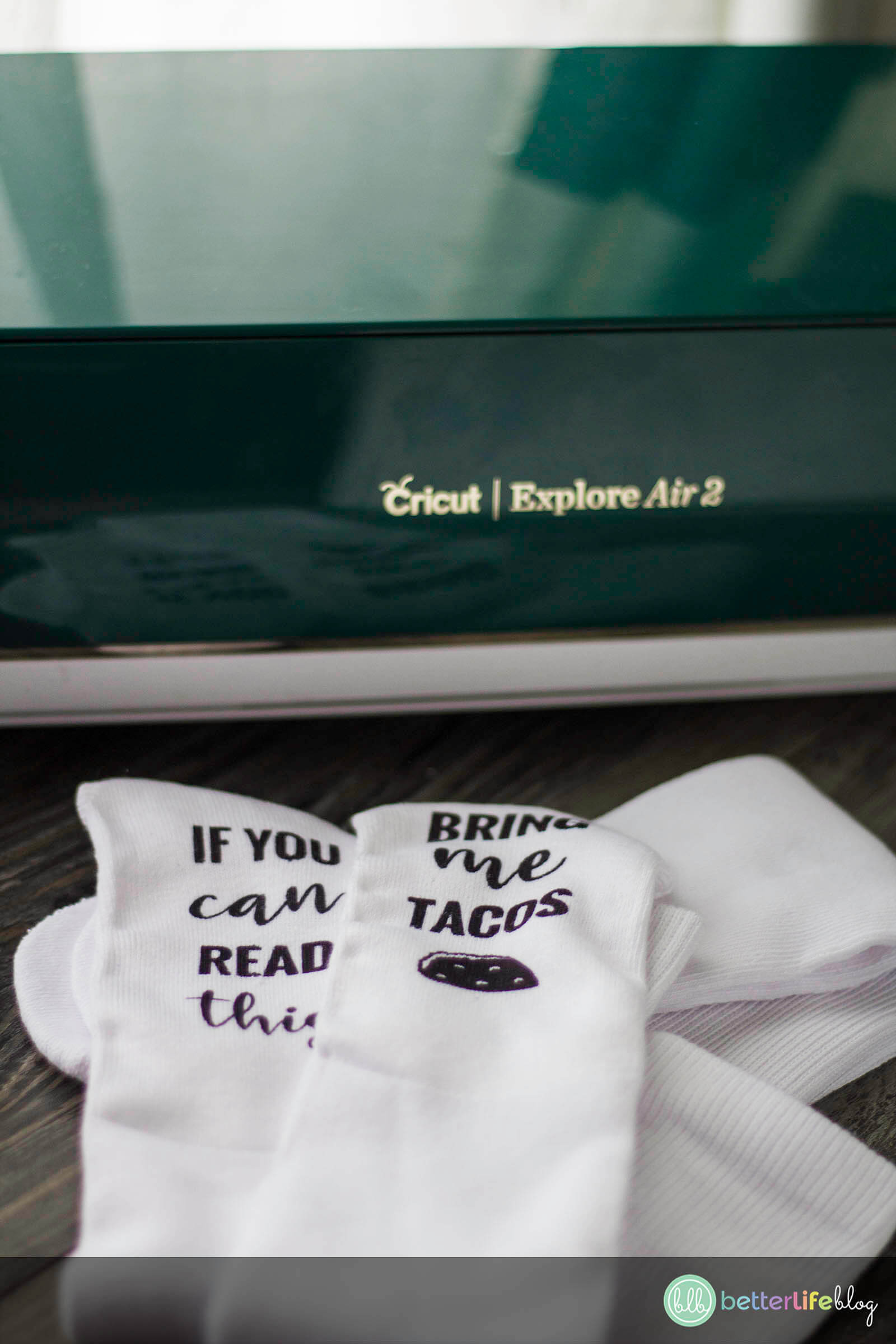 How to make DIY Taco Socks with Cricut's infusible ink - it's easier than you think!