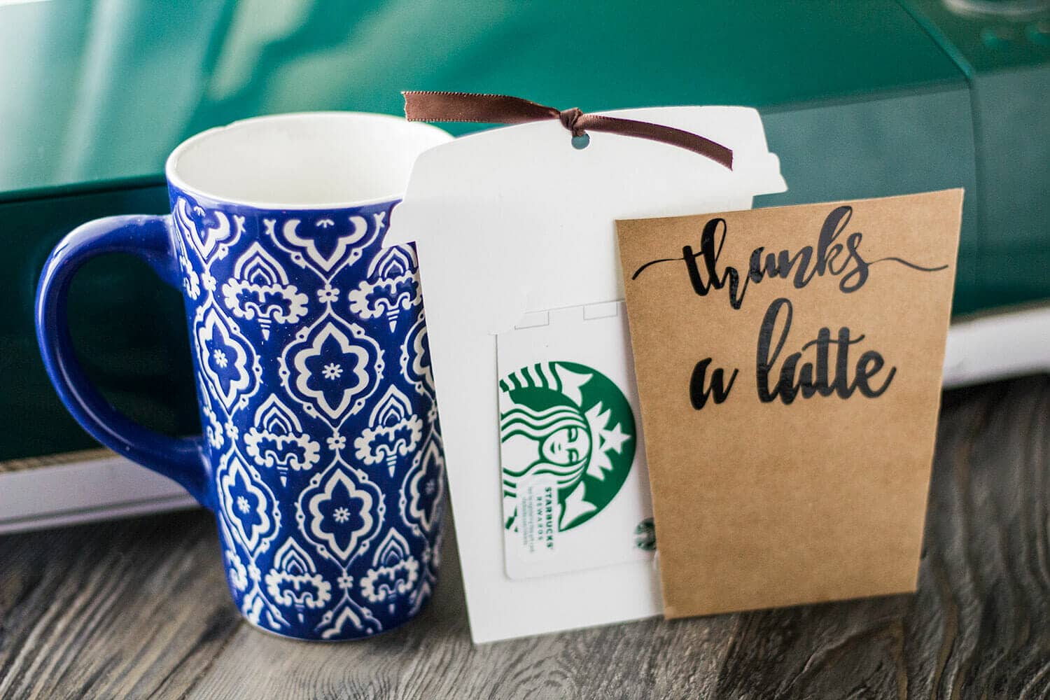 This Coffee Gift Card Holder makes for the perfect gift! Give it your bestie, kids’ teacher, or any of your loved ones! Who can say no to a gift card to their favorite café? Plus, this blog post gives you access to my Coffee Gift Card Holder SVG file!