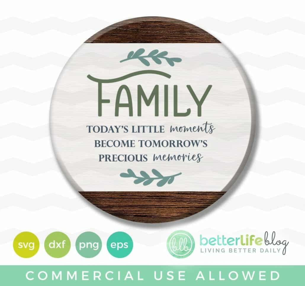 Family Today’s Little Moments SVG Cut File