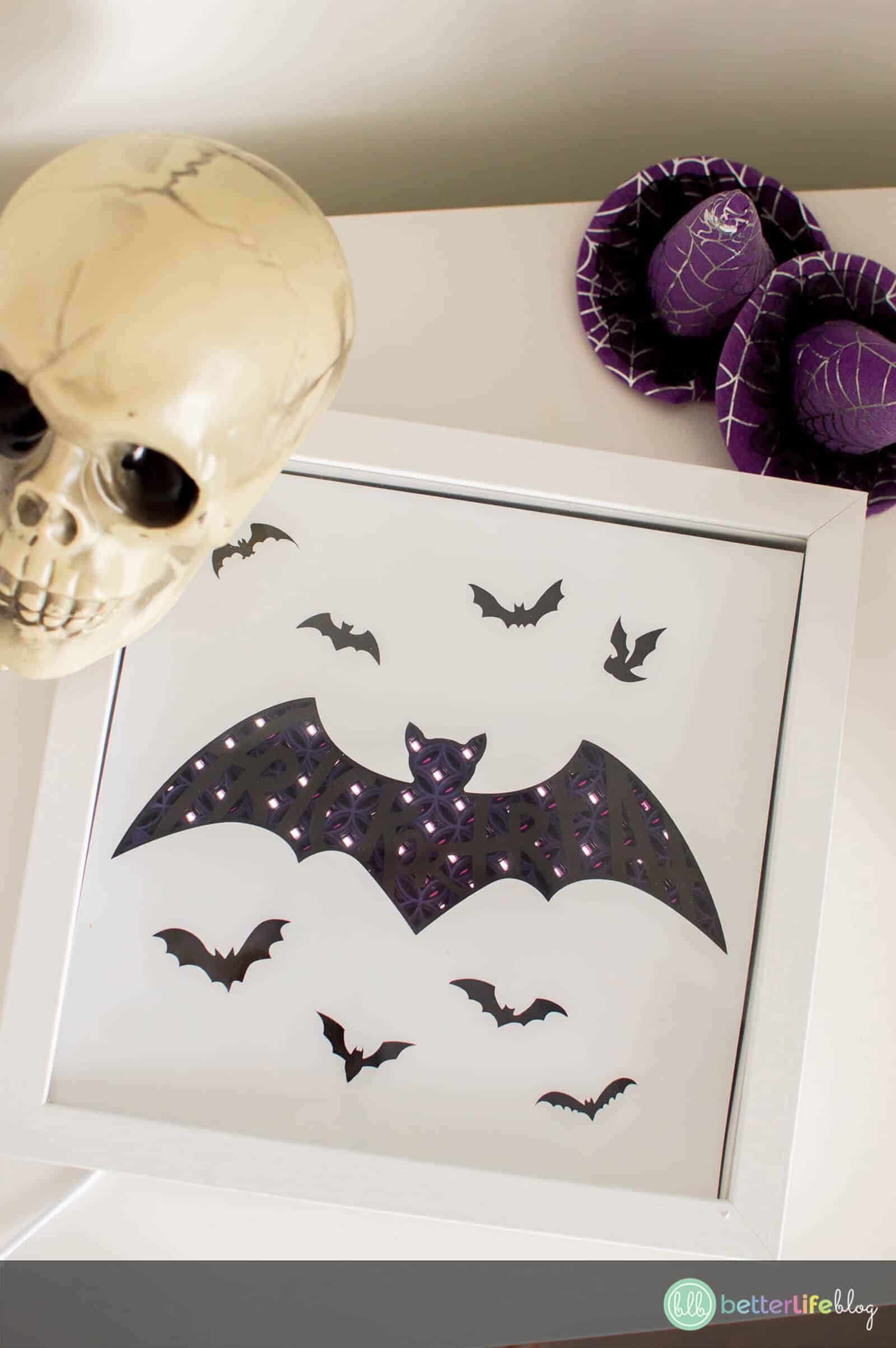 You’ll look like a crafting pro once you put together this super easy Halloween Shadow Box! It boasts a beautiful design that’s both intricate and detailed – you’ll be so surprised how simple it is to DIY!