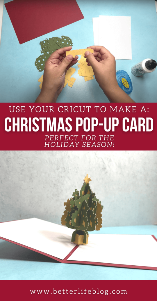 With the holiday season in full swing, I’m thrilled to give you this simple tutorial on how to make your very own Christmas Tree Pop-Up Card. It may look detailed and intricate, but it’s actually very easy to put together!
