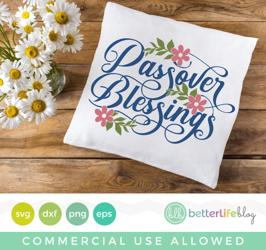 Passover Blessings SVG Cut File