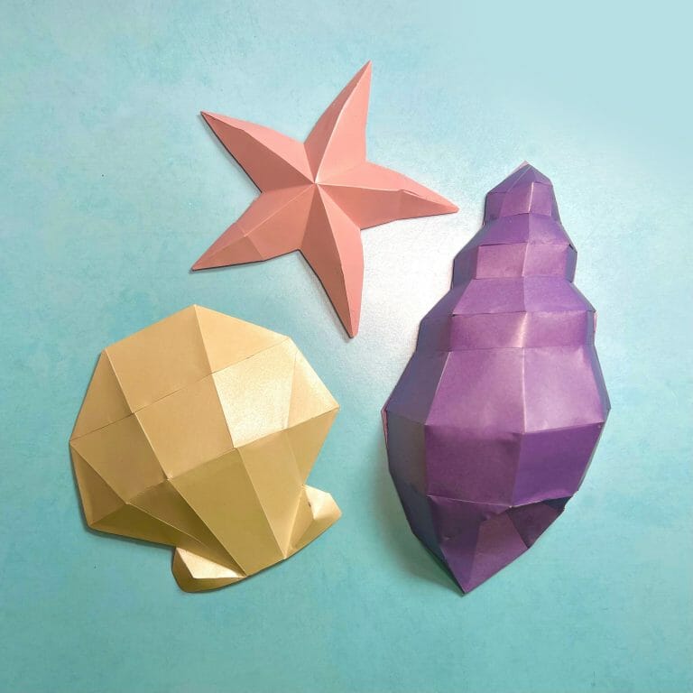 Seashells (3D Paper Sculptures)