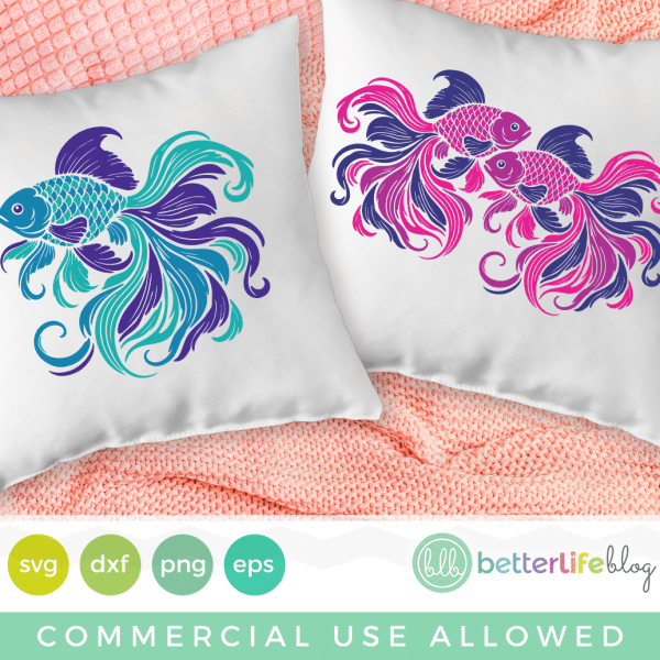 Betta Fish SVG Cut File