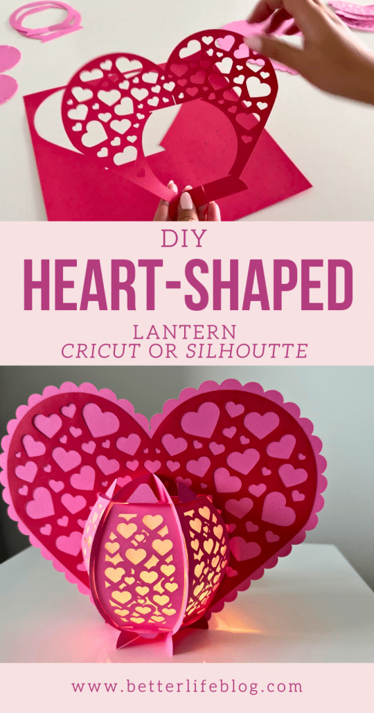 Follow our Heart Lantern step-by-step tutorial so that we can show you how to create this 3D cardstock lantern using your Cricut machine, vellum paper, and a little creativity.