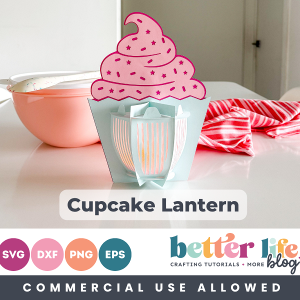 Cupcake Lantern SVG Cut File
