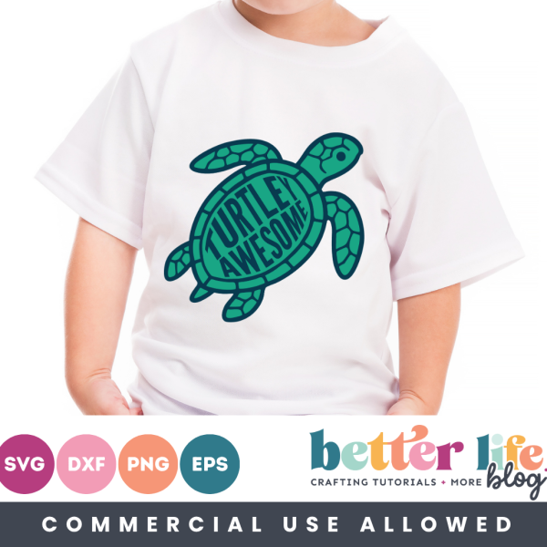 Turtley Awesome SVG Cut File